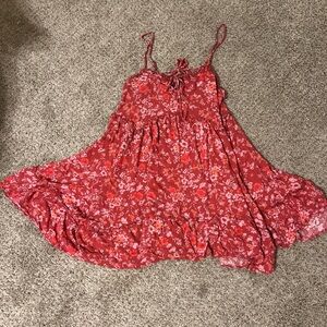 Wild Fable Red Floral Dress